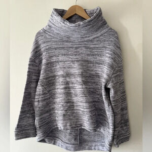 ANTHROPOLOGIE Saturday Sunday Hilo Funnel Neck Pullover Cowl Neck Sweater Women